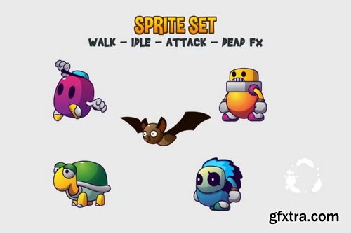 Craftpix - Cartoon Monsters Animated Asset Pack