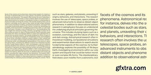 MyFonts - Astra Font Family