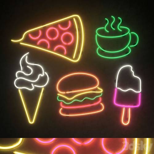 '3dsky Pro - Light modules Set 63 Neon' '3dsky Pro - Light modules Set 63 Neon'