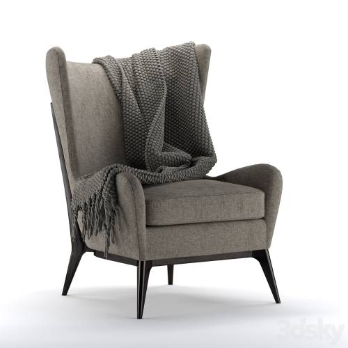 '3dsky Pro - Armchair Caracole Classic Gray'