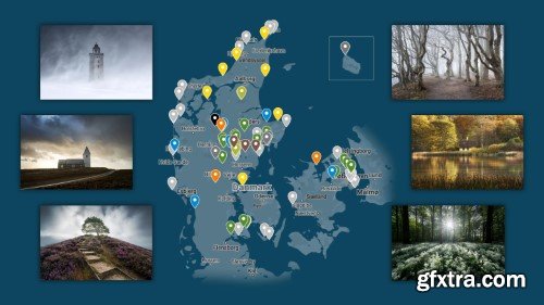 Gumroad - Denmark Landscape Photography Google MY MAPS map