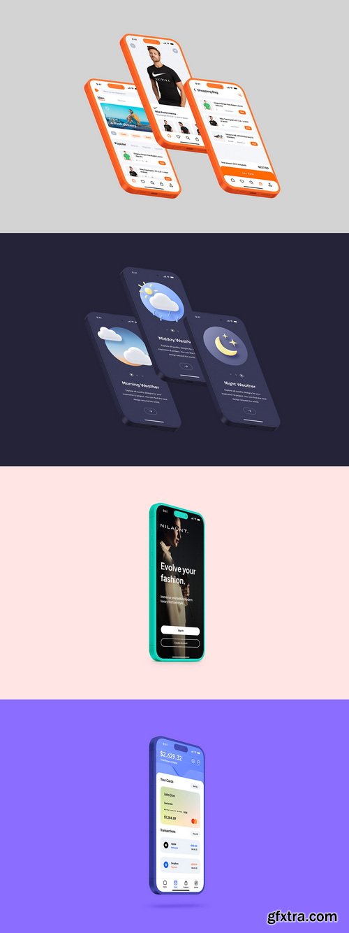 Asylab - iPhone 15 Pro - 21 Clay Mockups Scenes Asylab - iPhone 15 Pro - 21 Clay Mockups Scenes