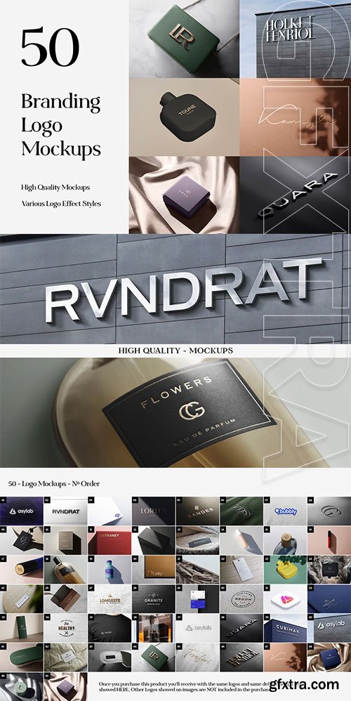 Asylab - 50 Logo Mockup Branding Bundle - V4 Asylab - 50 Logo Mockup Branding Bundle - V4