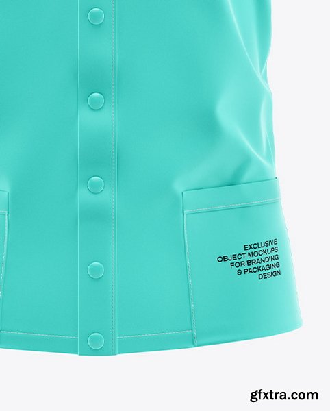 YellowImages - Men\'s Medical Shirt Mockup - Front View - 120048