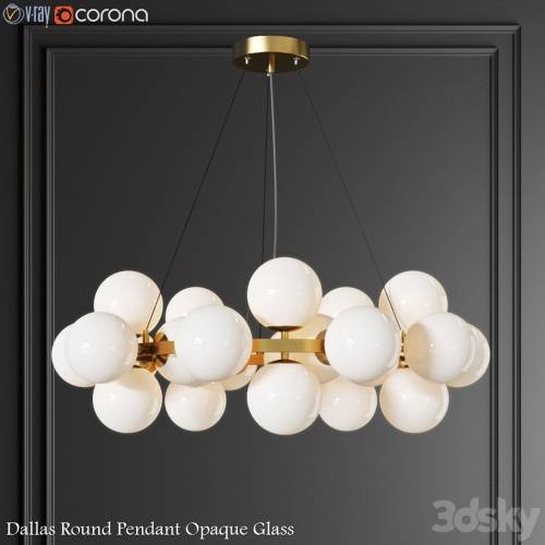 '3dsky Pro - Dallas Maytoni Round Pendant Lamp'