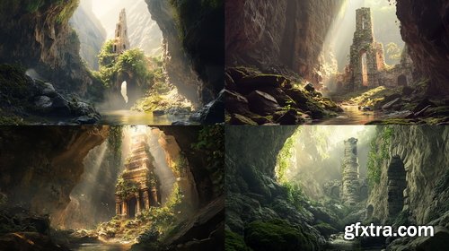 459 Ai Art Prompts Environments: Vol 2