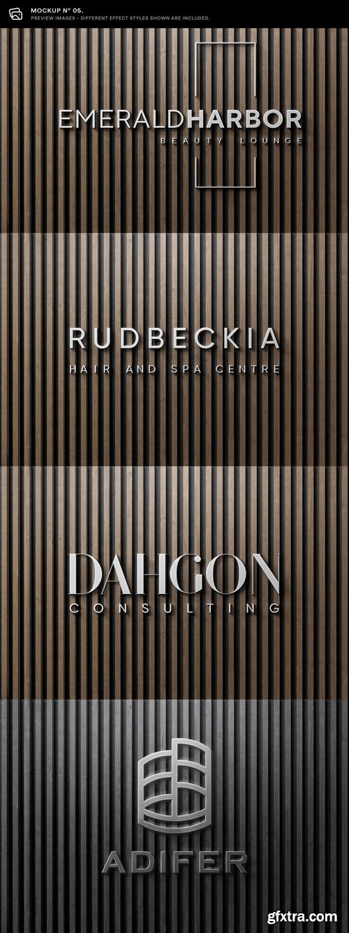 Asylab - 10 Deluxe Front Logo Mockups - V3