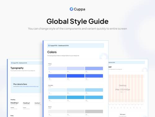 'Cuppa - POS (Point Of Sales) Dashboard UI Kit' 'Cuppa - POS (Point Of Sales) Dashboard UI Kit'