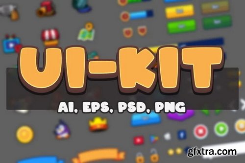 Craftpix - Cartoon UI Elements Mini Kit