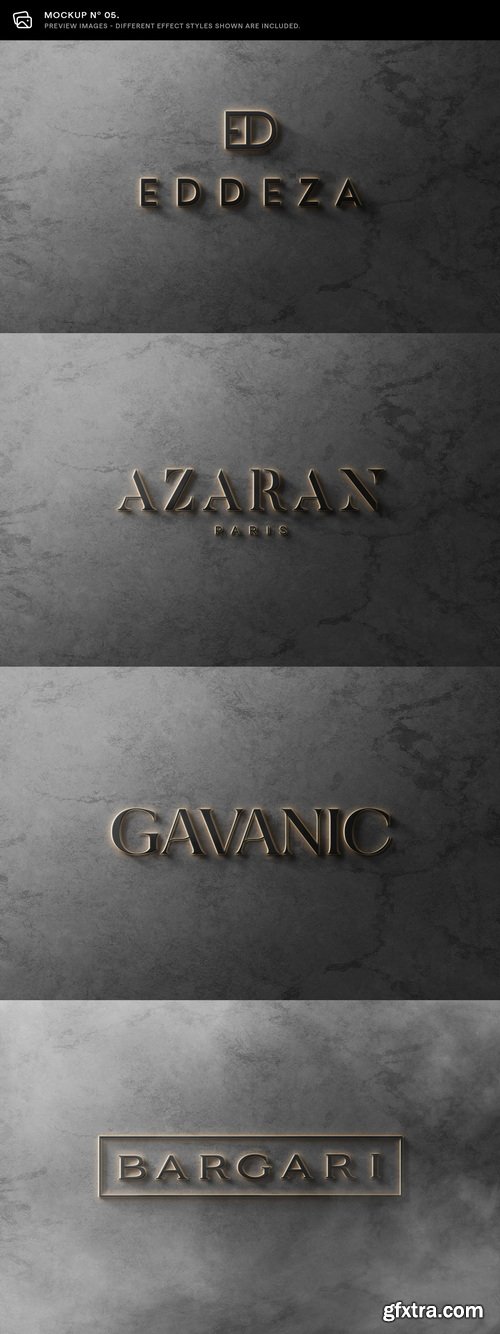 Asylab - 10 Deluxe Front Logo Mockups - V2