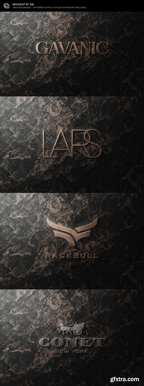 Asylab - 10 Deluxe Front Logo Mockups - V2
