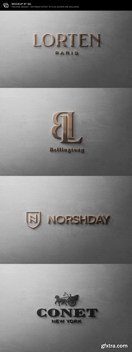 Asylab - 10 Deluxe Front Logo Mockups - V2