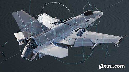 CGCookie - Mechanical Rigging of a Fighter Jet in Blender