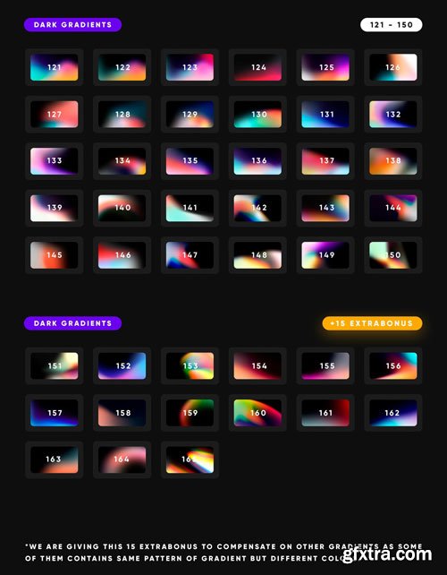 Asylab - 150 Dark Gradients Collection