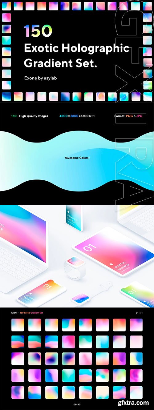 Asylab - 150 Holographic Exotic Gradients Asylab - 150 Holographic Exotic Gradients