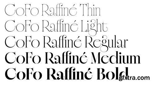 Cofo Raffine Font Family
