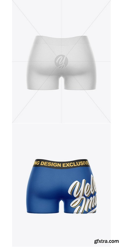 YellowImages - Women\'s Sport Shorts Mockup - 48960