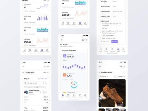 'Ecomic | E-commerce SaaS UI Kit Design'