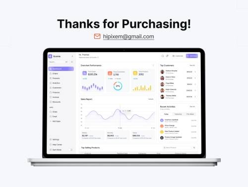 'Ecomic | E-commerce SaaS UI Kit Design'