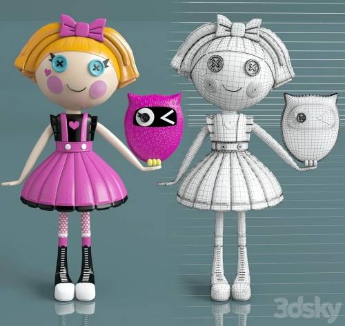 '3dsky Pro - Lalaloopsy doll with Sovushka' '3dsky Pro - Lalaloopsy doll with Sovushka'