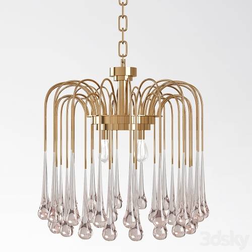 '3dsky Pro - Beveled Murano Glass Teardrop Chandelier' '3dsky Pro - Beveled Murano Glass Teardrop Chandelier'