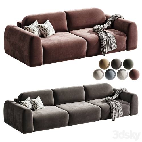 '3dsky Pro - Straight sofa Lilt 2 round | Divan.ru'