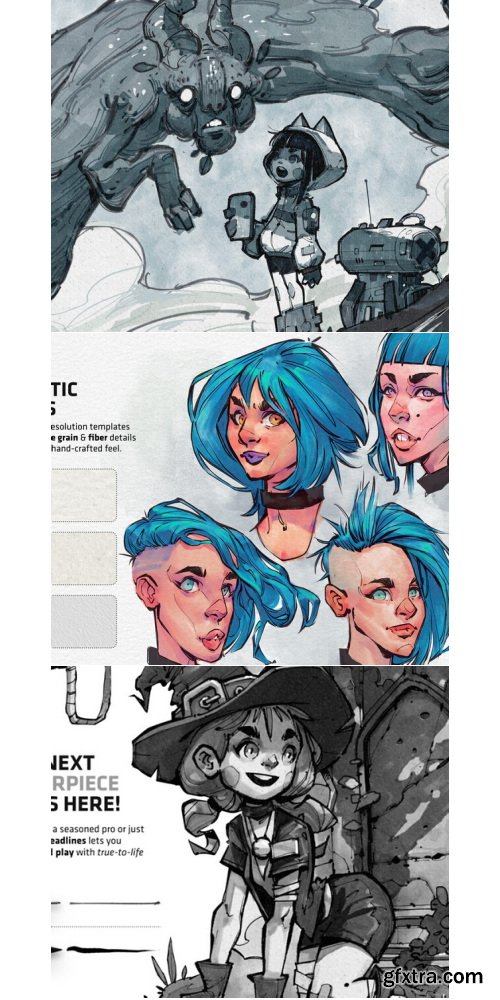 Dreadlines Brushes for Clip Studio Paint