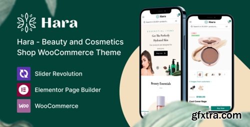 Themeforest - Hara v1.2.9 - Beauty and Cosmetics Shop WooCommerce Theme 34971779