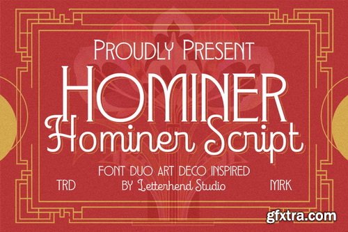 CreativeMarket - Hominer Art Deco Font