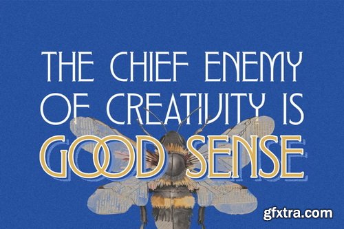 CreativeMarket - Hominer Art Deco Font