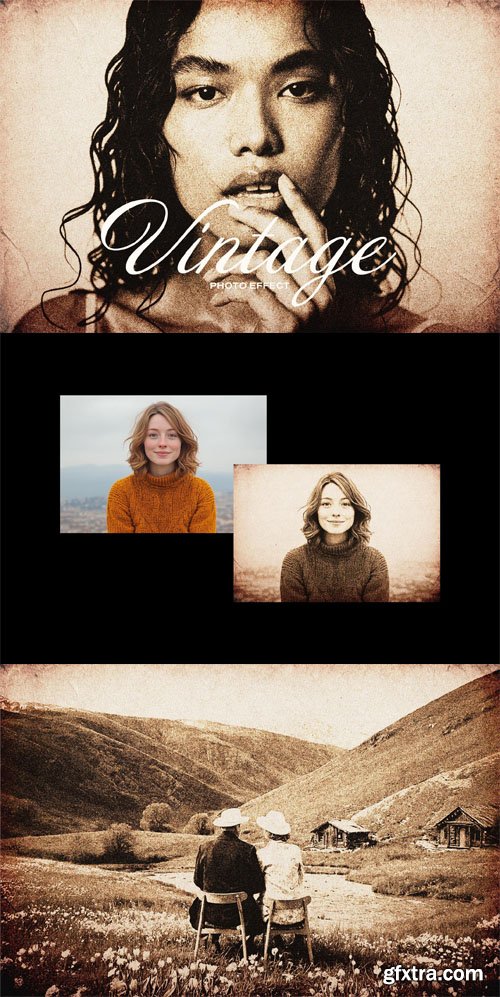 Vintage Sepia Photo Effect for Photoshop Vintage Sepia Photo Effect for Photoshop