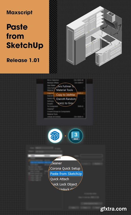 Paste From SketchUp to 3Dsmax Script v1.14/1.37 Paste From SketchUp to 3Dsmax Script v1.14/1.37
