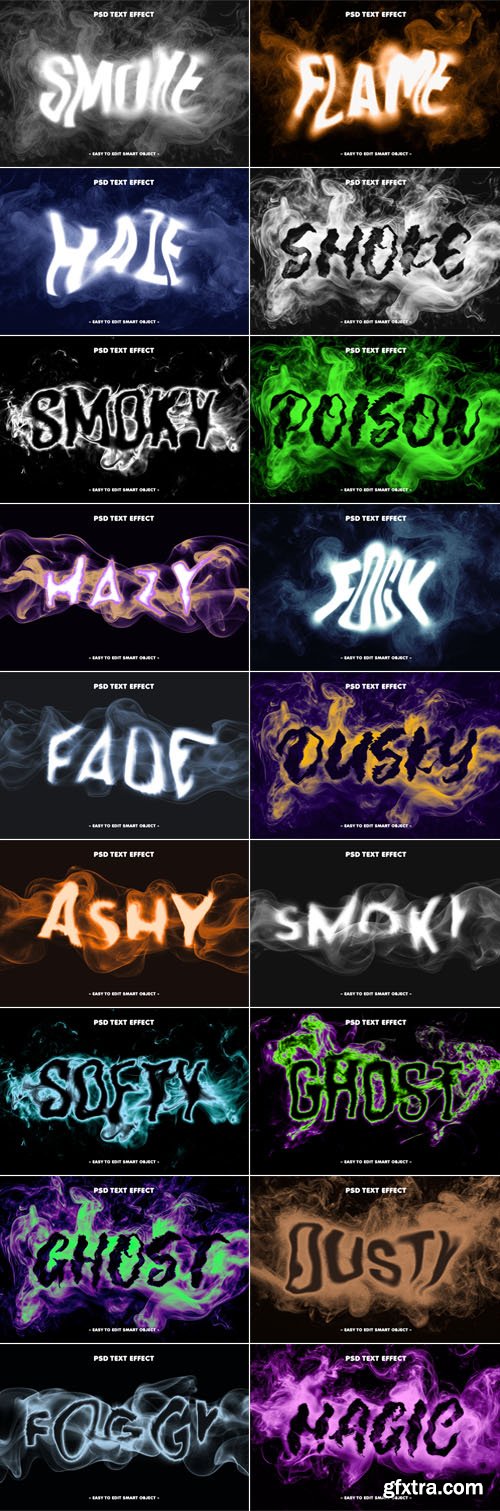 Best Modern Smoky Text Effects for Photoshop Best Modern Smoky Text Effects for Photoshop