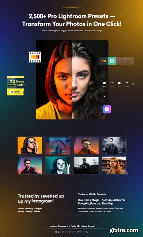 Professional Premium Mobile & Desktop Lightroom Presets Bundle [28-Packs]