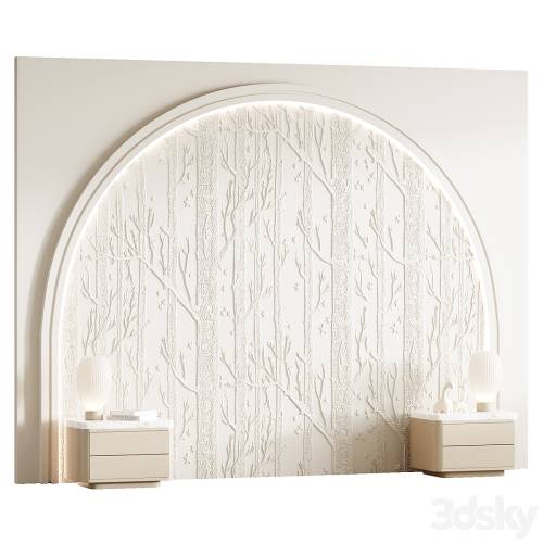 '3dsky Pro - Bed room Panell 02' '3dsky Pro - Bed room Panell 02'