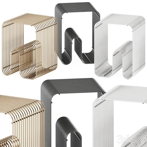 '3dsky Pro - Curva Stool / Side Table by AYTM' '3dsky Pro - Curva Stool / Side Table by AYTM'