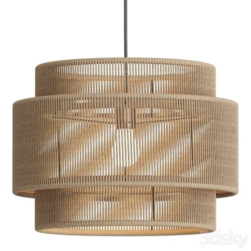 '3dsky Pro - Westwing Collection Cecilia van jute Hanglamp'