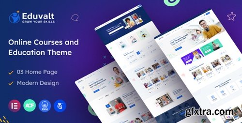 Themeforest - Eduvalt v2.0.5 - Online Courses & Education WordPress Theme + RTL 46966423