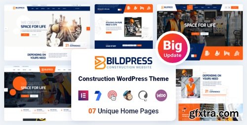 Themeforest - BildPress - Construction WordPress Theme 28331922 v2.0.1 - Nulled
