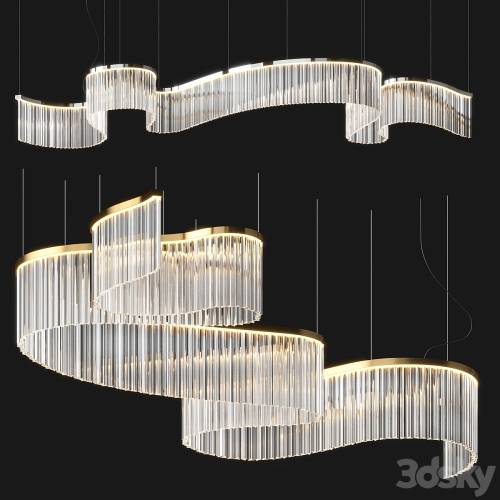 '3dsky Pro - The Paralume Marina Chandelier' '3dsky Pro - The Paralume Marina Chandelier'