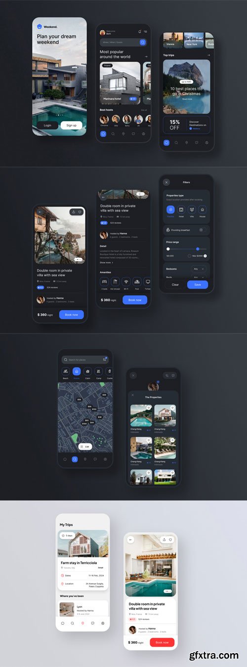 Pixflow - Travel booking app