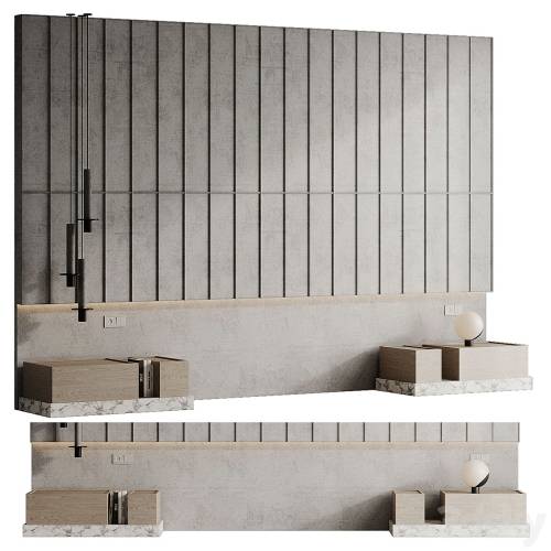 '3dsky Pro - Headboard 005'