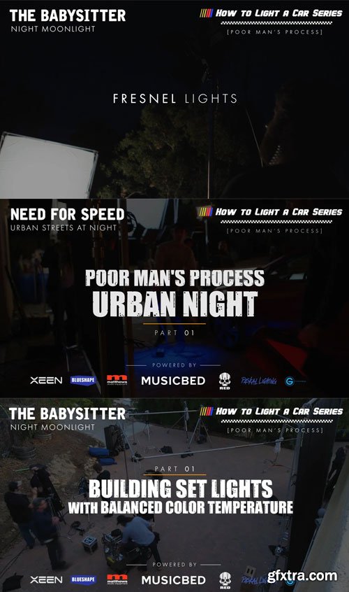 Filmmakers Academy - How To Light a Car: Urban Night &amp; Moonlight