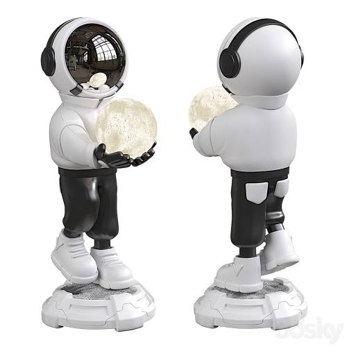 '3dsky Pro - Sculpture Art Astronaut Statue Lamp' '3dsky Pro - Sculpture Art Astronaut Statue Lamp'