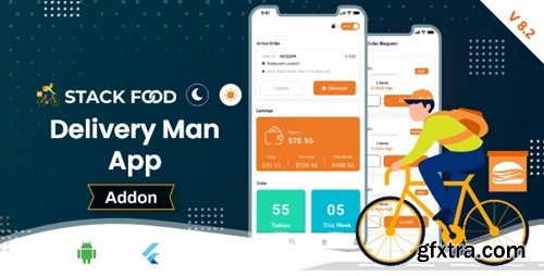 Codecanyon - StackFood Multi Restaurant - Food Ordering Delivery Man App 33571770