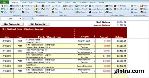 Checkbook For Excel 7.0.6