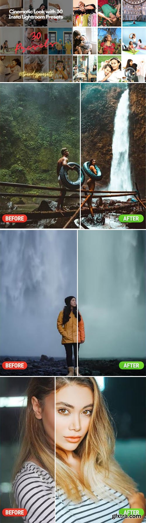30 Cinematic Insta Lightroom Presets Collection 30 Cinematic Insta Lightroom Presets Collection