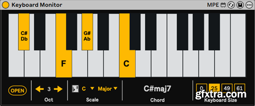 Side Brain Keyboard Monitor v1.1.2 Max for Live Device Side Brain Keyboard Monitor v1.1.2 Max for Live Device