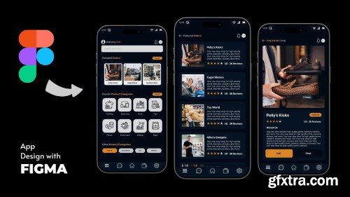 Skillshare - Design an Interactive Phone App UI in Figma
