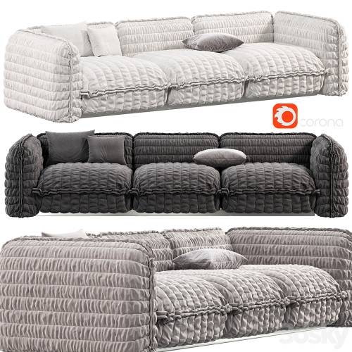 '3dsky Pro - Paper Cloud Sofa by mydecor, sofas'